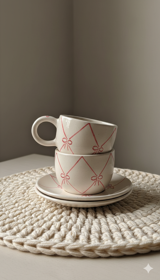 Pink Bow Mug