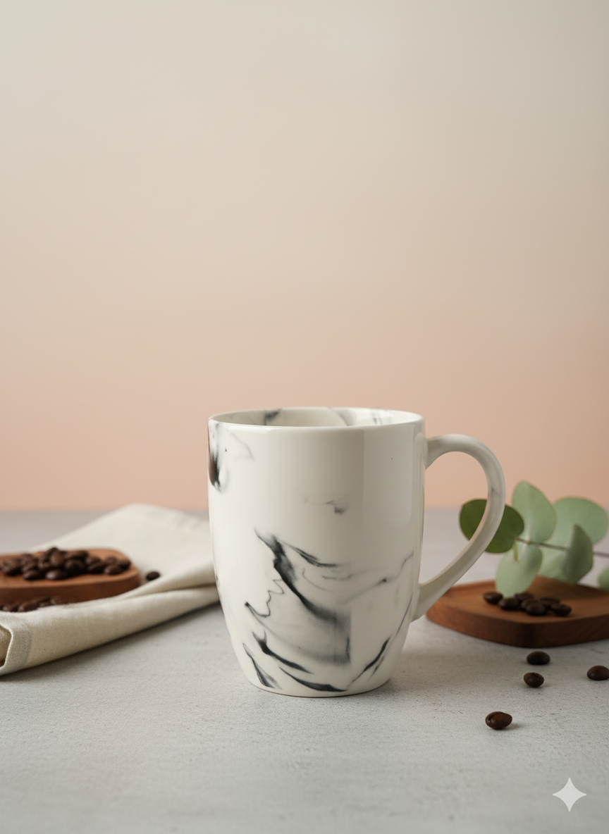 Classic Marble Pattern Mug (Set of 2)